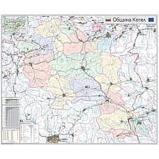 Карта на община Котел, Географски карти