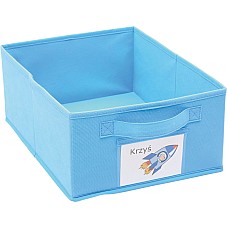 Текстилен контейнер - син, Мебели и оборудване за детска градина