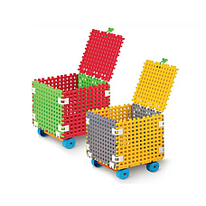 Детски куб за игра и съхранение на играчки - QB, Конструктори