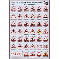 Предупредителни пътни знаци- Образователно табло, Безопасност на пътя