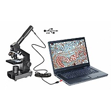 Микроскоп National Geographic 40x-1024x с USB и куфар, Образователни материали 7-12 клас