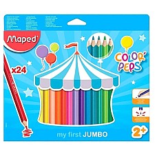 Цветни моливи за малки деца Maped 24 цвята , Рисуване и моделиране