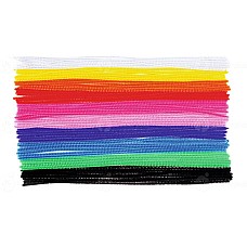 Гъвкав плюшен шнур Разноцветни, Рисуване и моделиране