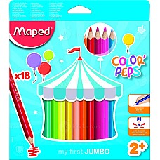 Цветни моливи за малки деца Maped 18 цвята 