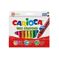 Пастели CARIOCA измиваеми 24 цвята 