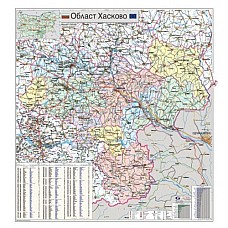 Карта на област Хасково, Географски карти