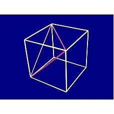 Куб с диагонали - геометричен модел, Образователни материали 7-12 клас