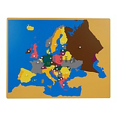Пъзел Монтесори - карта на Европа, География