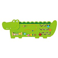 Крокодилче - обучаващ панел за стена