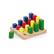 Последователни блокчета с форми 16 части, Математика и логика
