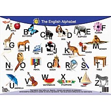 Настолно ламинирано табло "The English Alphabet", Образователни игри